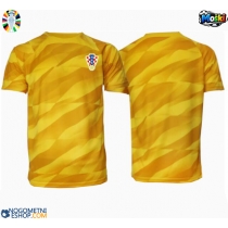 Moški Nogometni dresi Hrvaška Vratar Domači EP 2024 Kratek Rokav